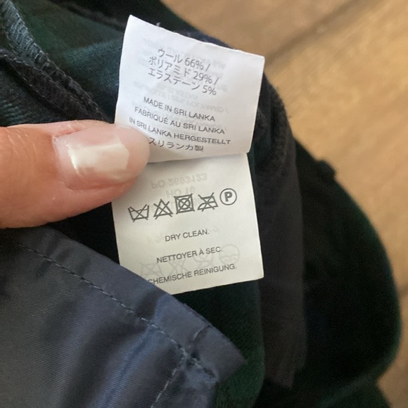 J. Crew Plaid Pants in Green and Blue - Picture 4 of 6